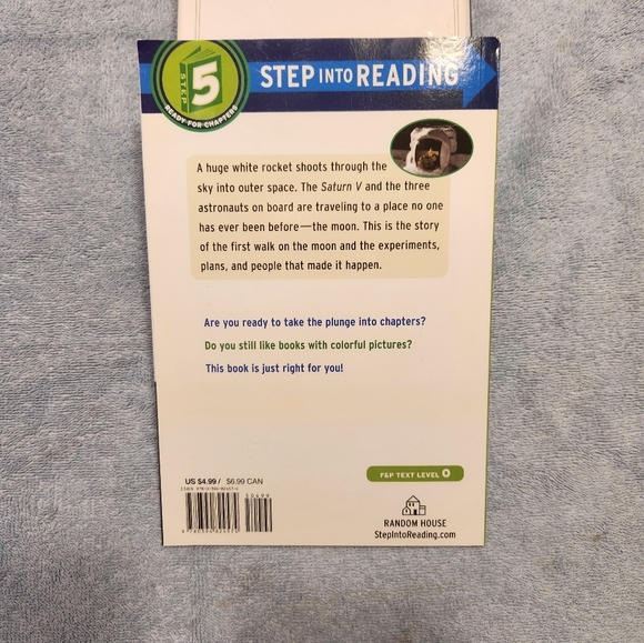NWOT Moonwalk First Trip to the Moon. Step 5 Book. - Picture 2 of 2